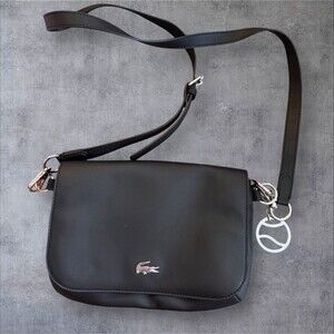 Lacoste crossbody‎ bag Black New Without Tag